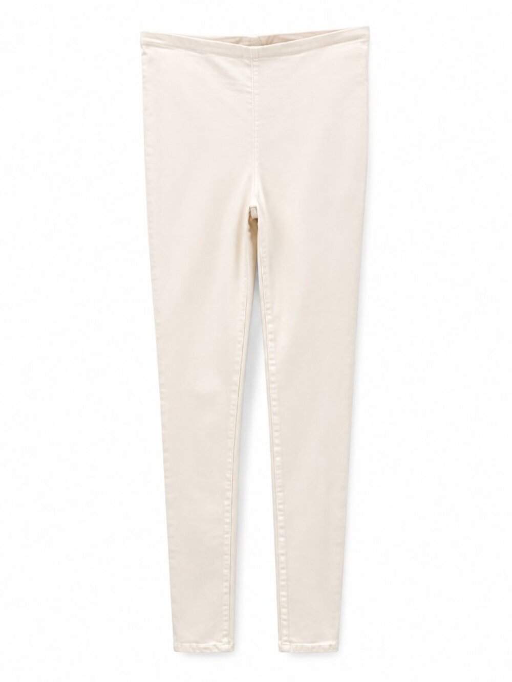 Veronica Beard White High Rise Pull On Skinny Pants Size 4 Stretch Ponte Slim
